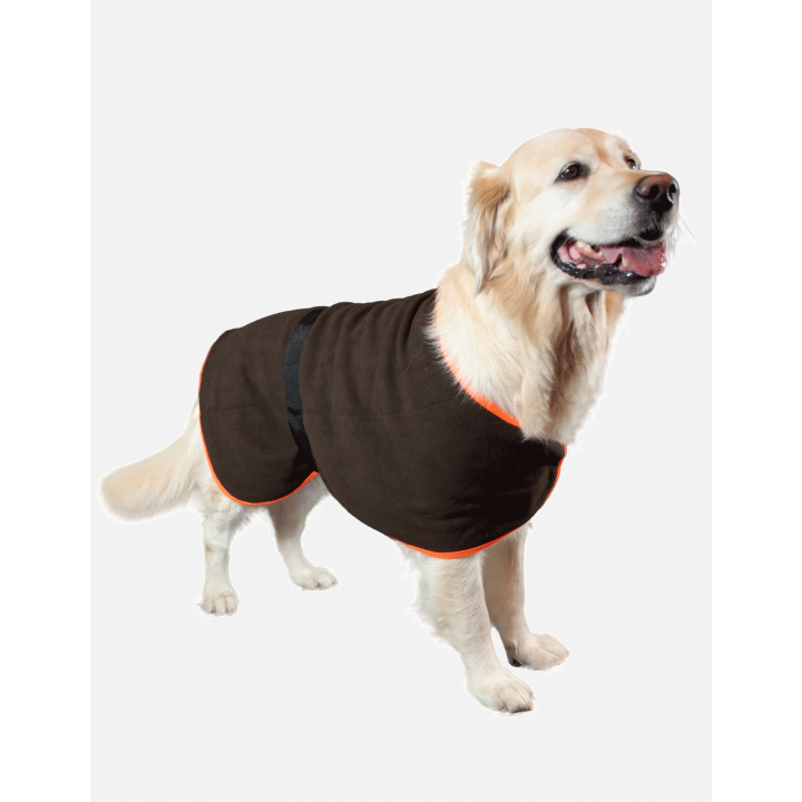 Fleece vest with membrane for dog