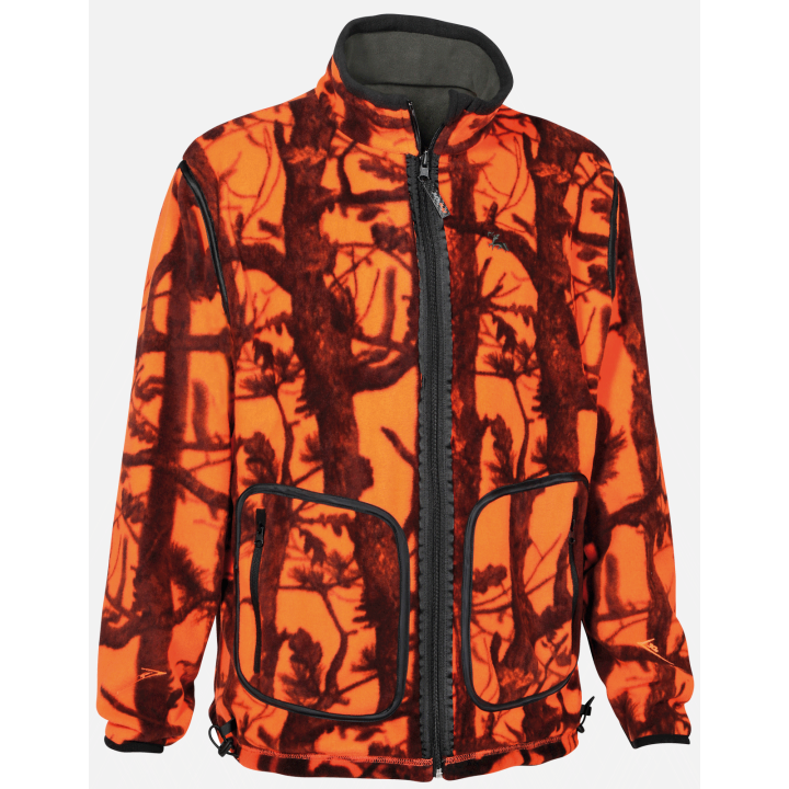 Double-sided EVO fleece jacket