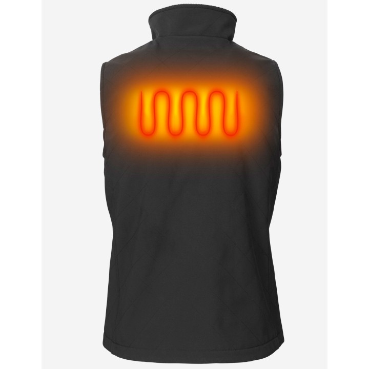 Gilet chauffant en softshell - femmes