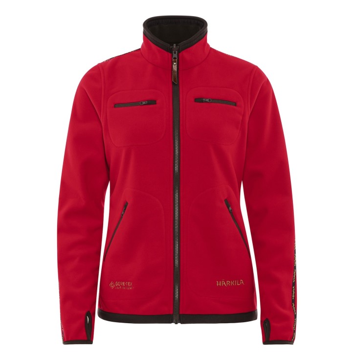 Polaire Windstopper réversible marron/rouge Kamko Lady