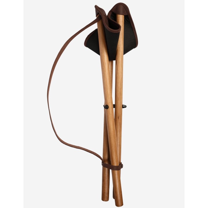 Tabouret de chasse confort - avec siège en cuir