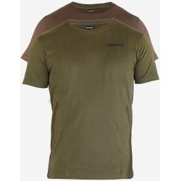 Baumwoll-T-Shirts - Zweier-Pack
