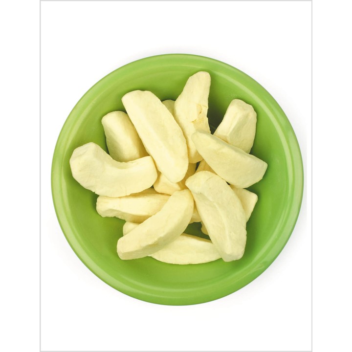 Freeze-dried dish. Delicious apple crisp.
