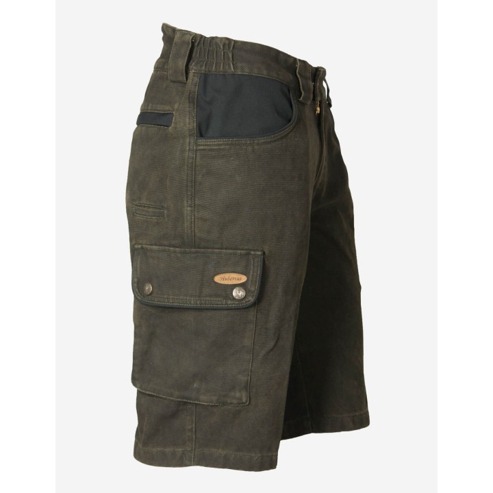 Холщовые шорты - из плотного хлопкового холста