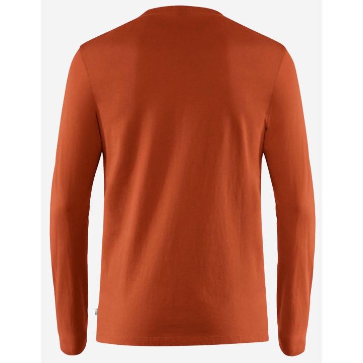Forever Nature Badge L/S őszi levél - pamut póló