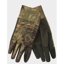 Deer Stalker camo fleece - Fleecové rukavice Harkila