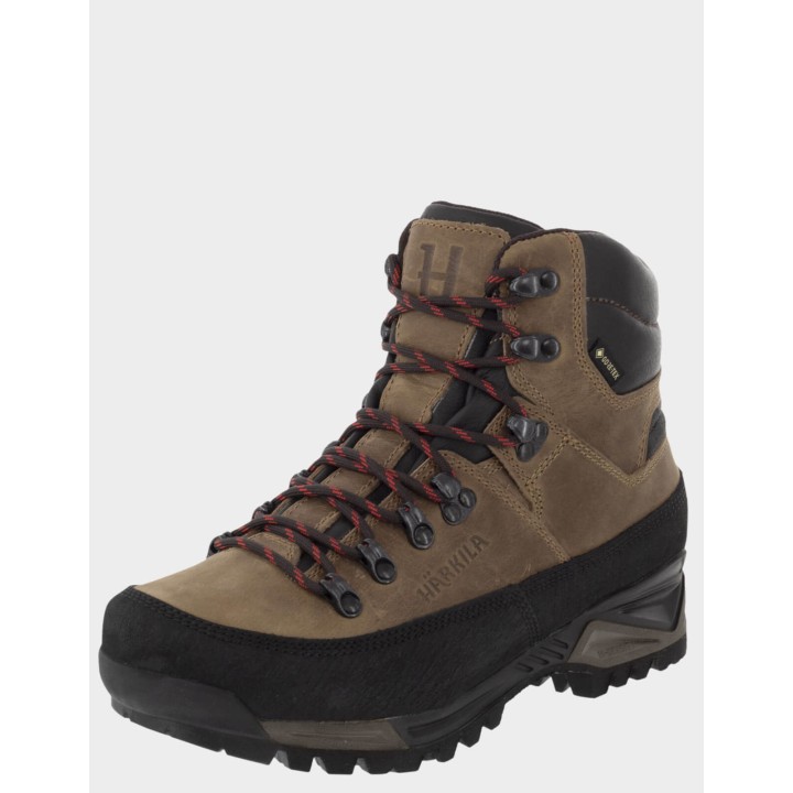 Saxnas GTX Women mid brown - women's nubuck leather boots