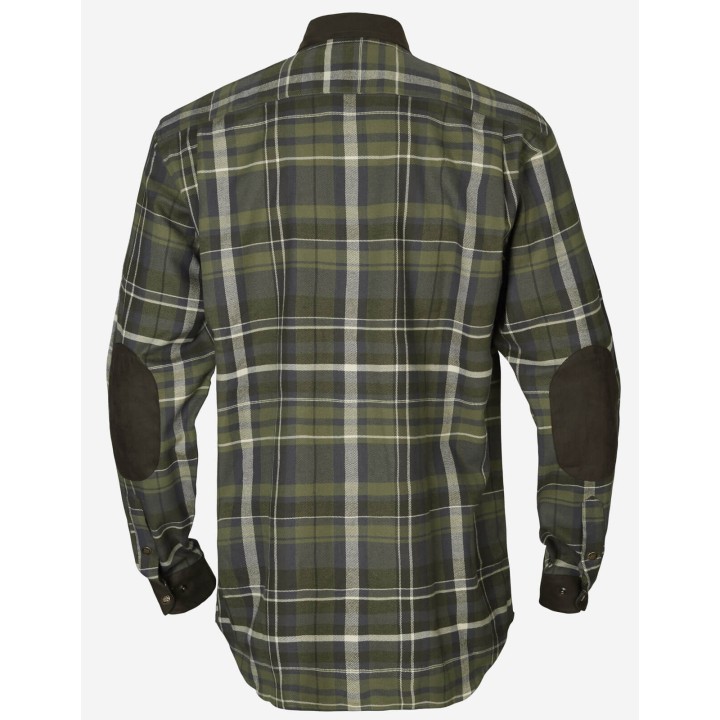 Pajala olive check - warm flannel shirt up to size 5XL!