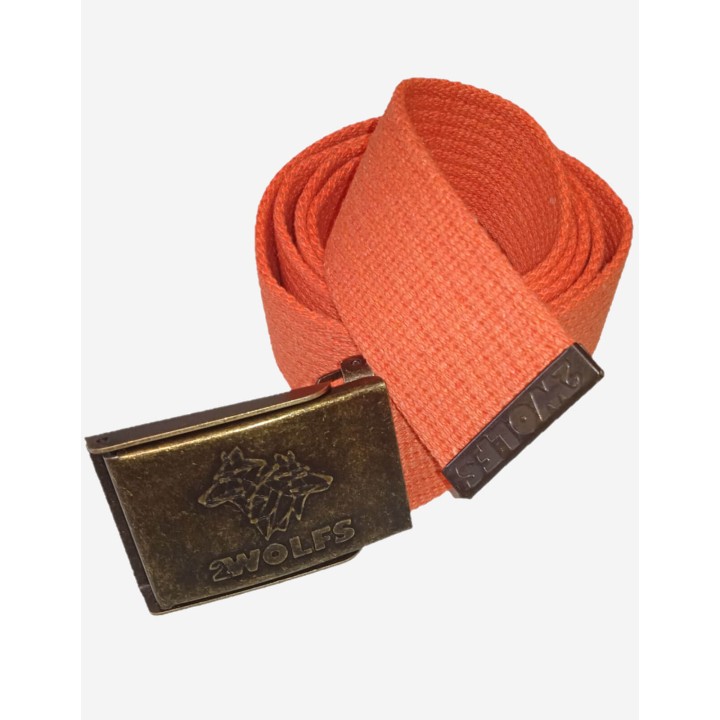 Wild - fabric orange belt