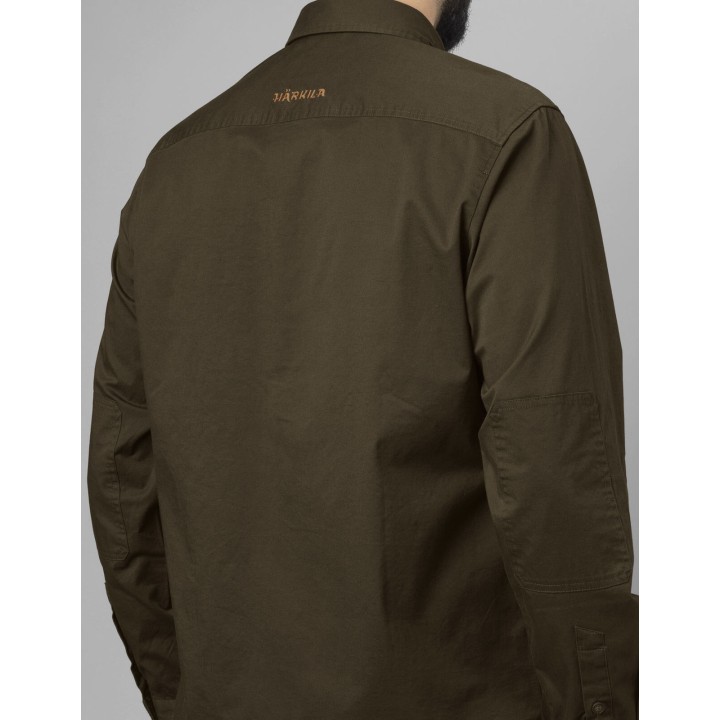 Trim willow green - thick cotton shirt