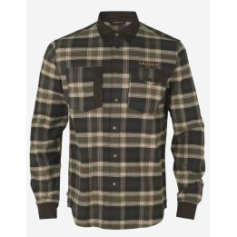 Aivak L/S shirt olive - chemise en coton épais