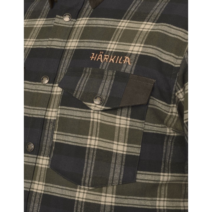 Aivak L/S tričko olivové - silné bavlněné tričko