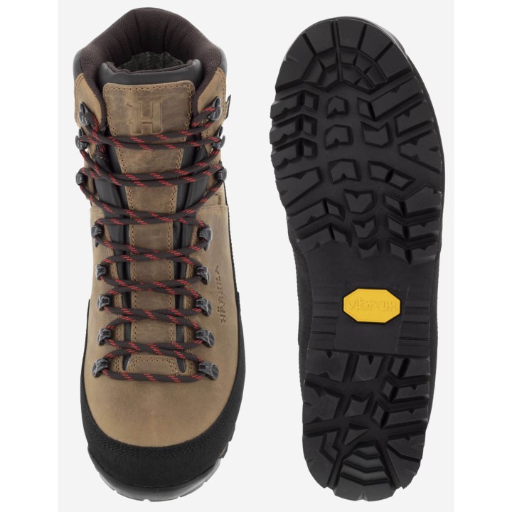 Saxnas GTX mid brown - men's nubuck leather boots