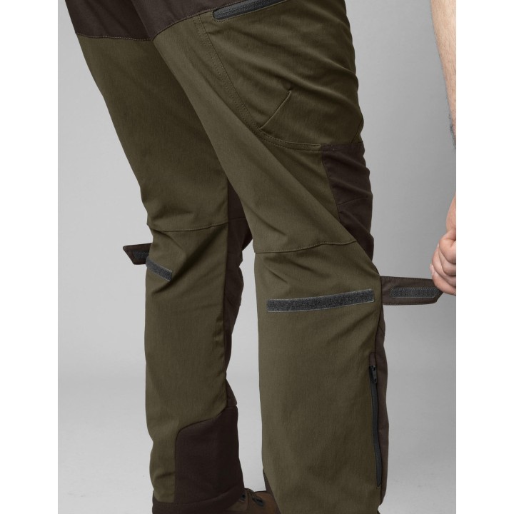 Pantalon d'été Ragnar - pantalon extensible pour les actifs, vert saule