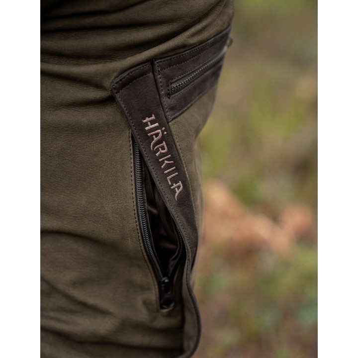 Härkila Pro Hunter Leather nohavice - kožené nohavice