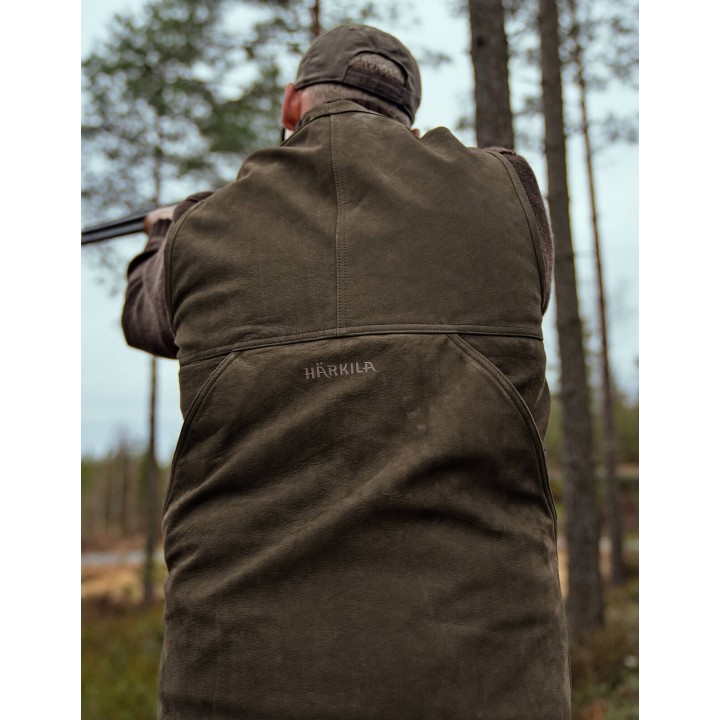 Härkila Pro Hunter Leather waistcoat - leather strong vest