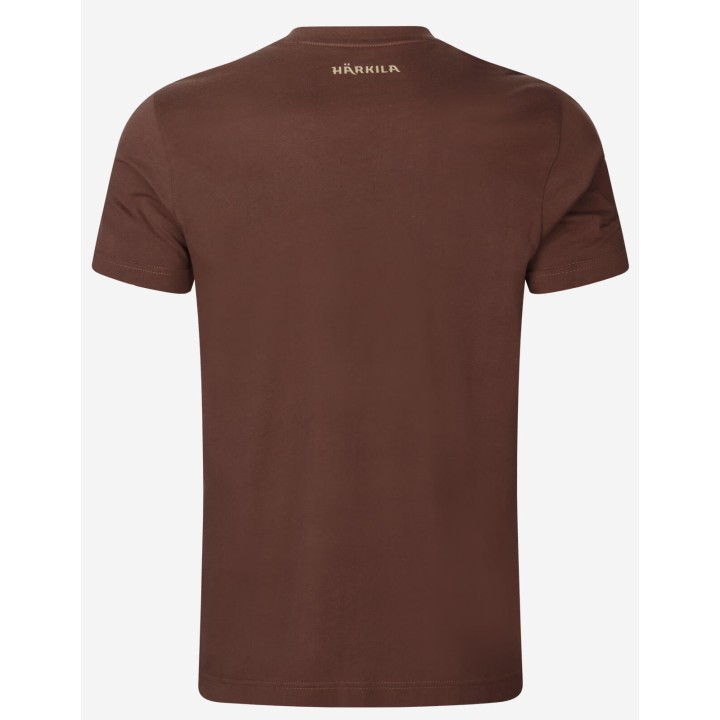 Harkila Instinct bordeaux - t-shirt d'été 100% coton