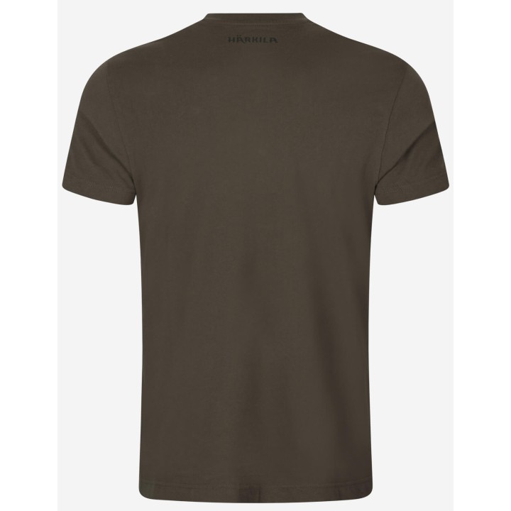 Harkila Instinct shadow brown - letné tričko 100% bavlna