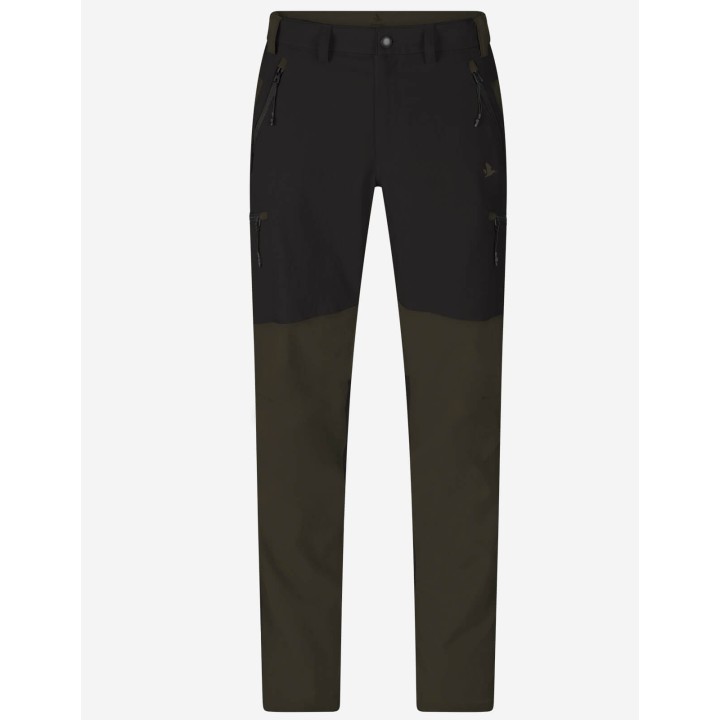 Outdoor stretch summer pants pine green / meteorite