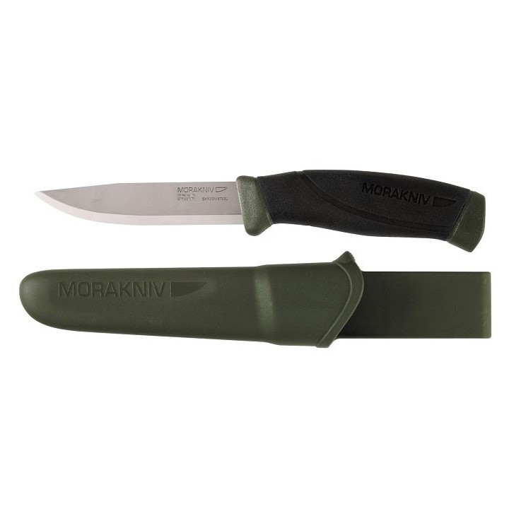 Mora Companion MG kés olívazöld - szénacélból készült