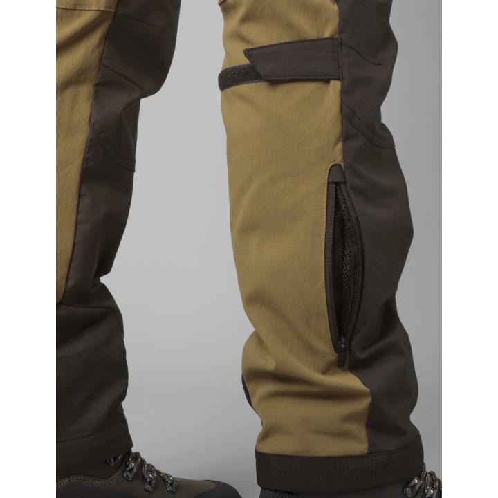 Ragnar summer pants - stretch pants for active golden brown