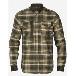 Aivak L/S shirt antique bronze - thick cotton shirt