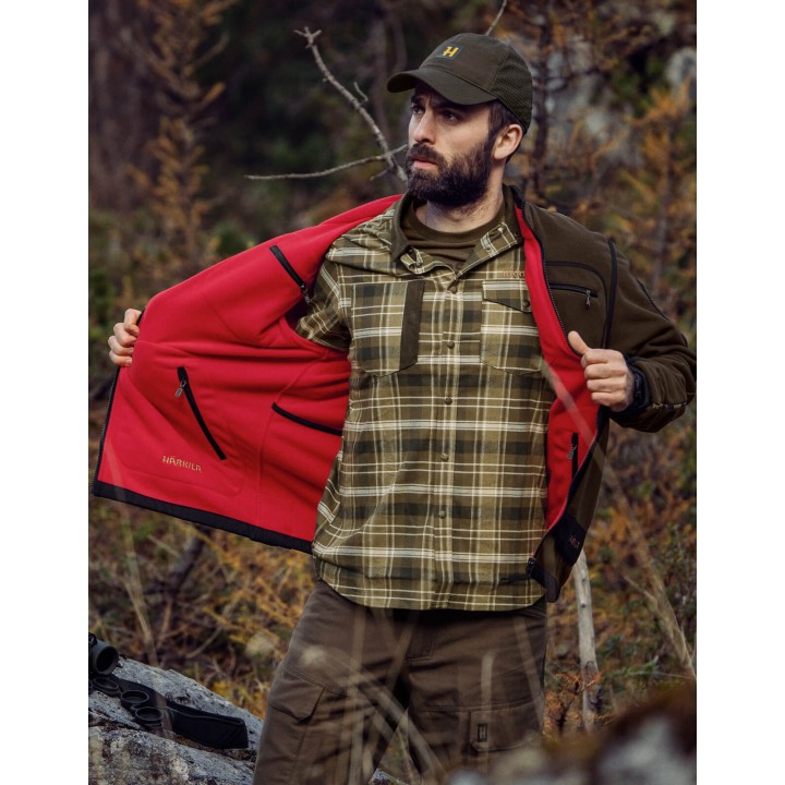 Рубашка Aivak L/S античная бронза - рубашка из плотного хлопка