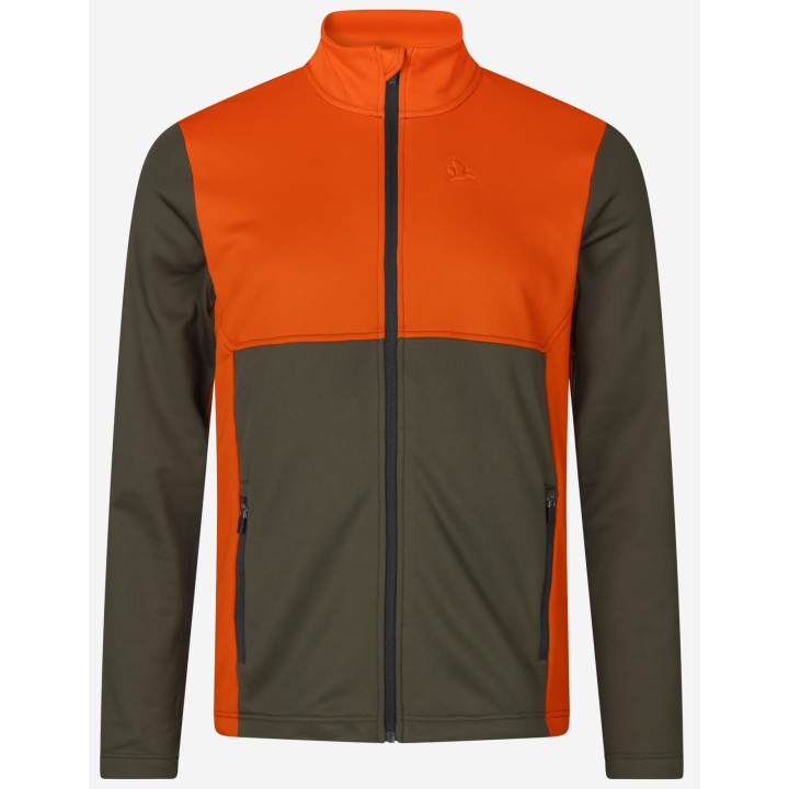 Seeland Elliot Hi-Vis orange - dünnes Herren-Fleece