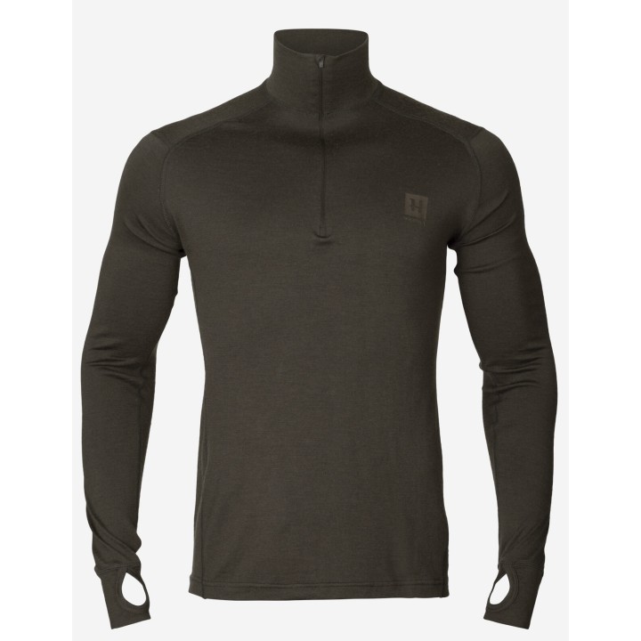 Celoročný základný polopodzips - 100% merino vlna