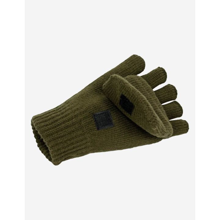 Gants tricotés avec renforts SKOGEN avec impression de pattes