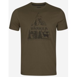 Harkila Nature S/S willow green - letné tričko 100% bavlna