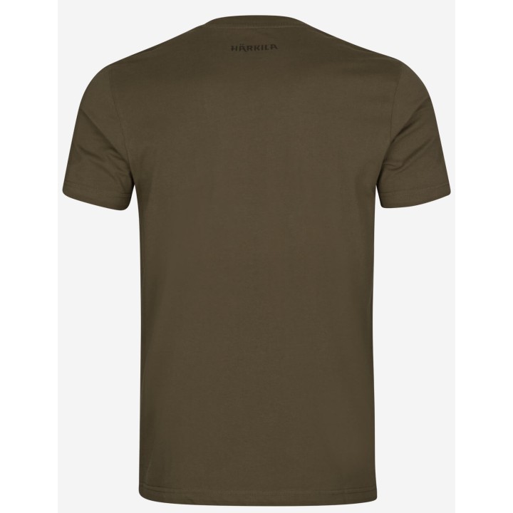 Harkila Nature S/S willow green - summer t-shirt 100% cotton
