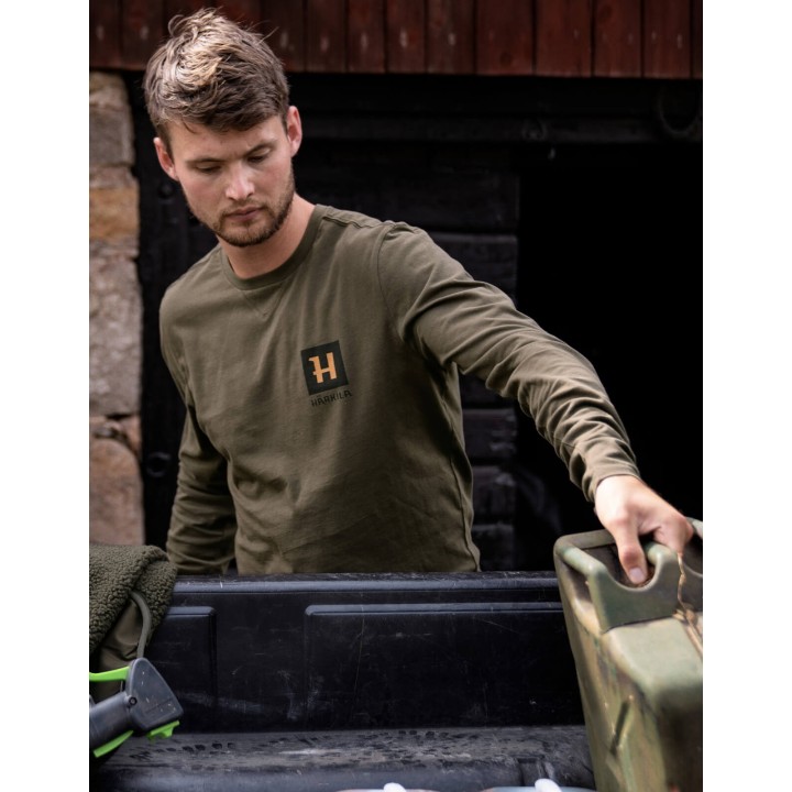 Harkila Gorm L/S - 100% pamut póló