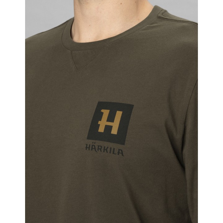Harkila Gorm L/S - 100% cotton t-shirt