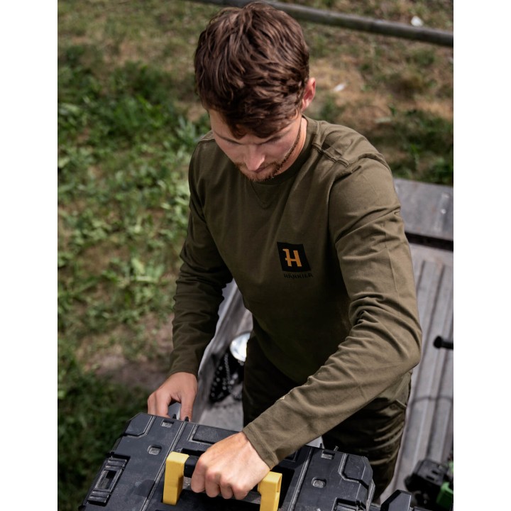 Harkila Gorm L/S - 100% pamut póló