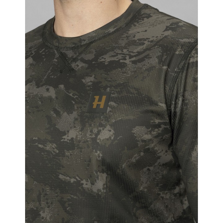 Noctyx camo AXIS MSP®Black/Black L/S - T-shirt technique Harkila