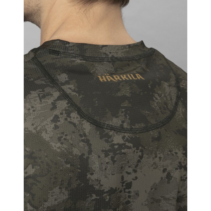 Noctyx camo AXIS MSP®Black/Black L/S - Harkila technical t-shirt
