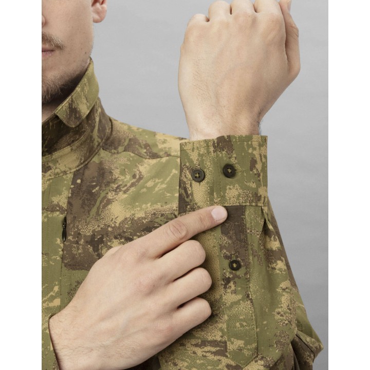 Deer Stalker Camo L/S - камуфляжная рубашка с системой Polygiene®