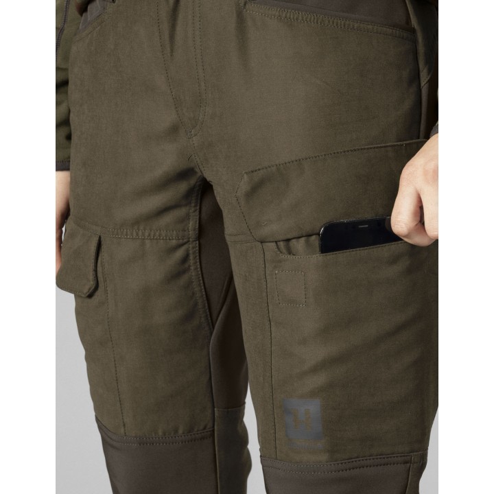 Scandinavian Willow Green/Deep brown – dámské letní lovecké kalhoty