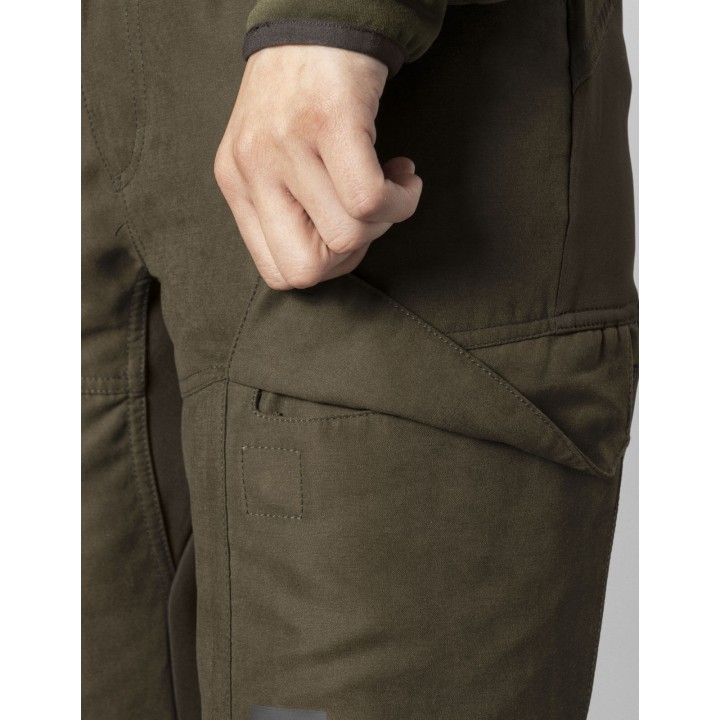 Scandinavian Willow Green/Deep brown – dámske letné lovecké nohavice