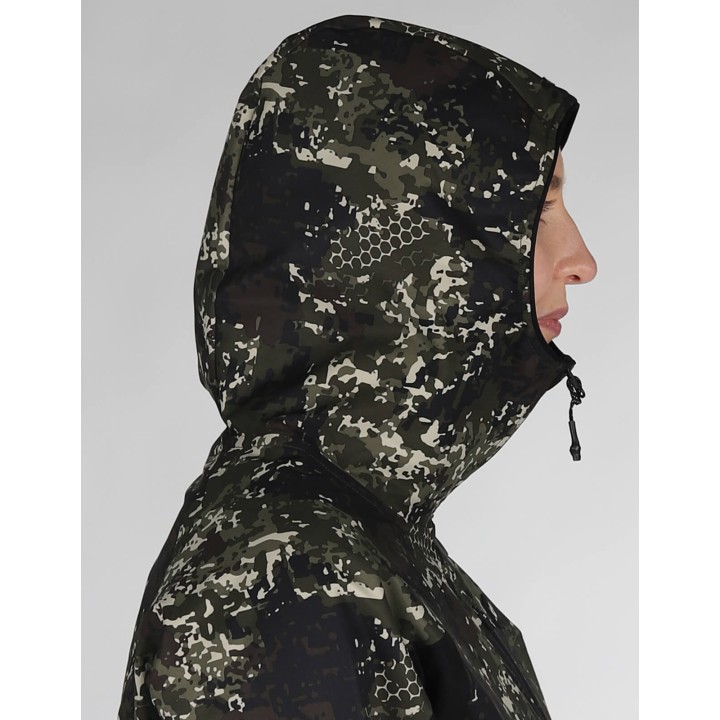 Dámská softshellová bunda Chaser Ws Stretch Alaska BTI camo na léto