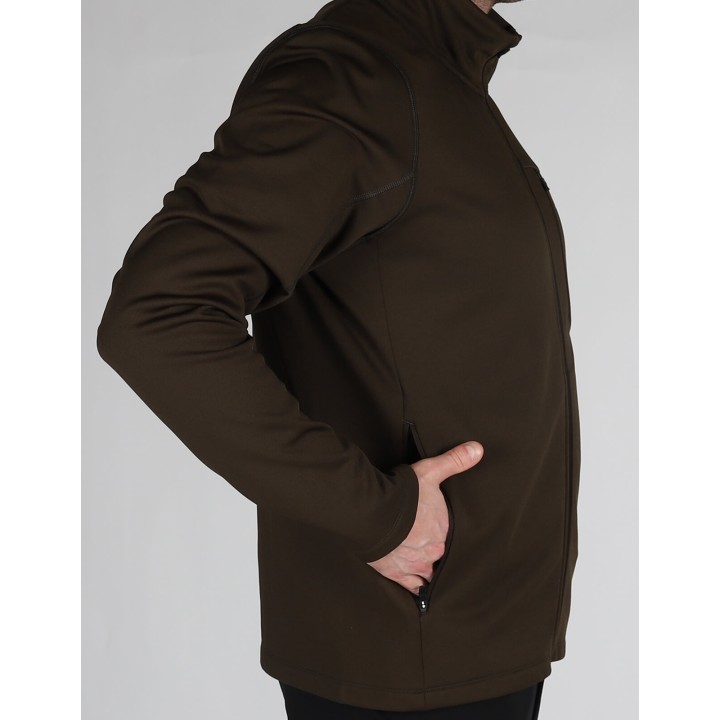 ThermoDry Ms Brown - lightweight fleece sweatshirt
