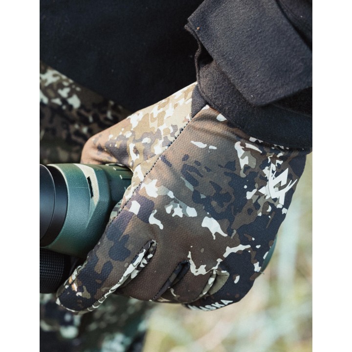 Chaser Stretch BlindTech Forest stretch softshell gloves