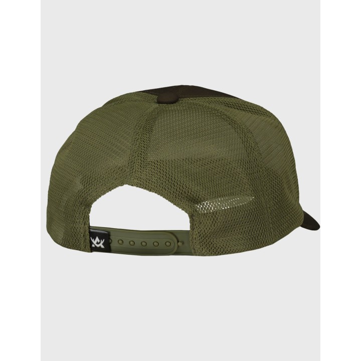 Trucker Brown/Olive - универсальная бейсболка