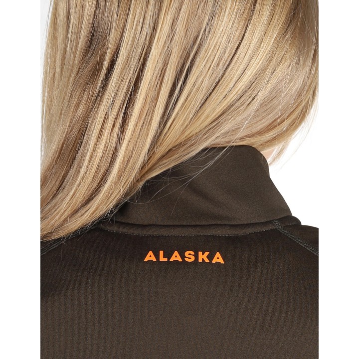 ThermoDry Ws Barna könnyű fleece pulóver