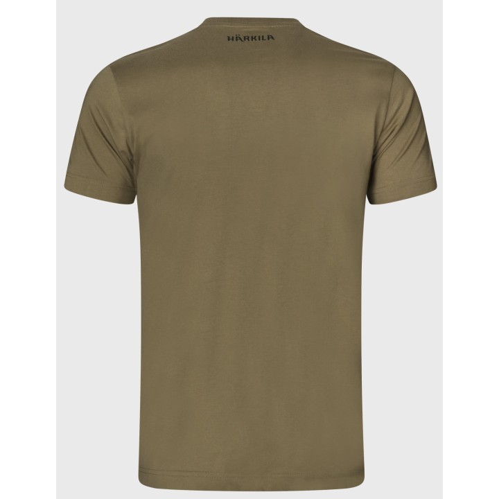 Harkila Logo Band antik bronze - Sommer T-shirt 100% Baumwolle