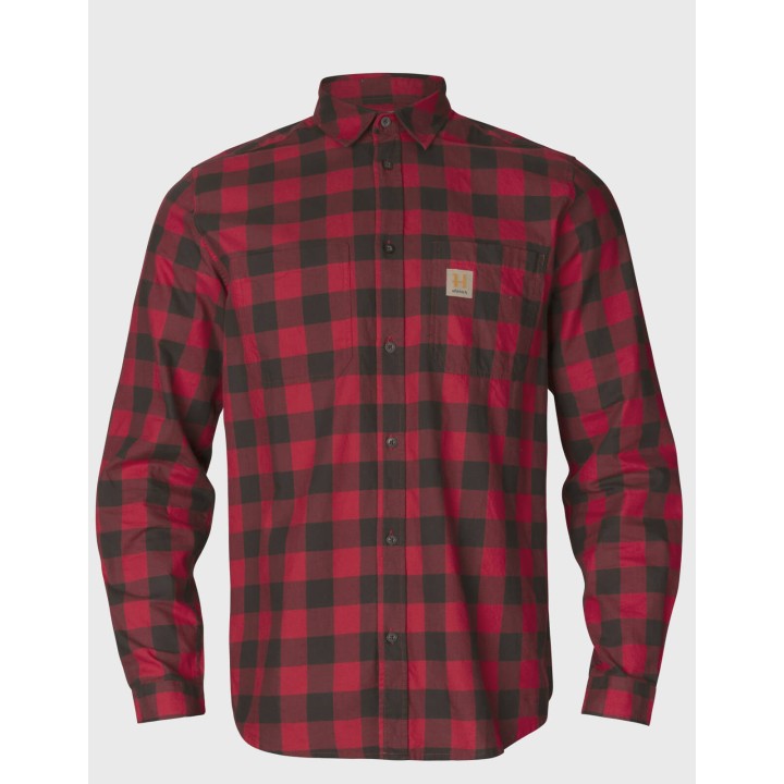 Scandinavian red check - koszula Harkila 100% bawełna