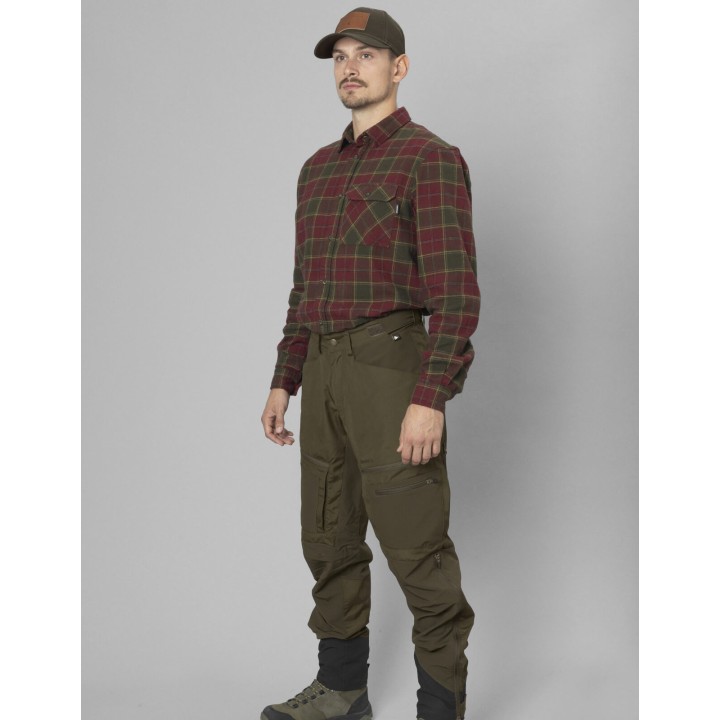 Glen Flannel piros erdei kockás ing - 100% pamut póló