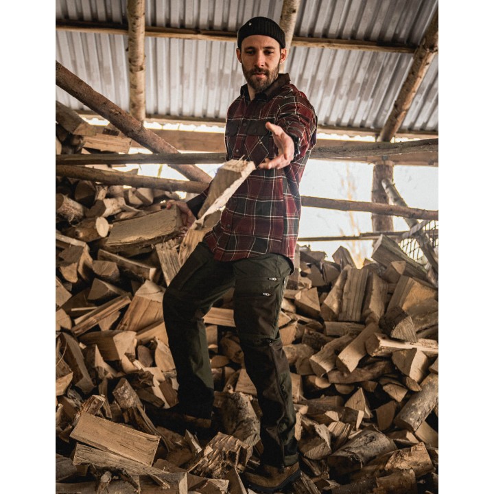 Glen Flannel - Chemise 100% coton