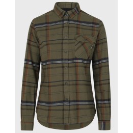 Skye Flanell Traubenblatt - Damenhemd aus 100% Baumwolle